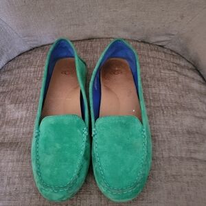 UGG Blue and Green Interior loafers Shoes 7.5